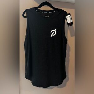 Peloton lurex scoop muscle tank